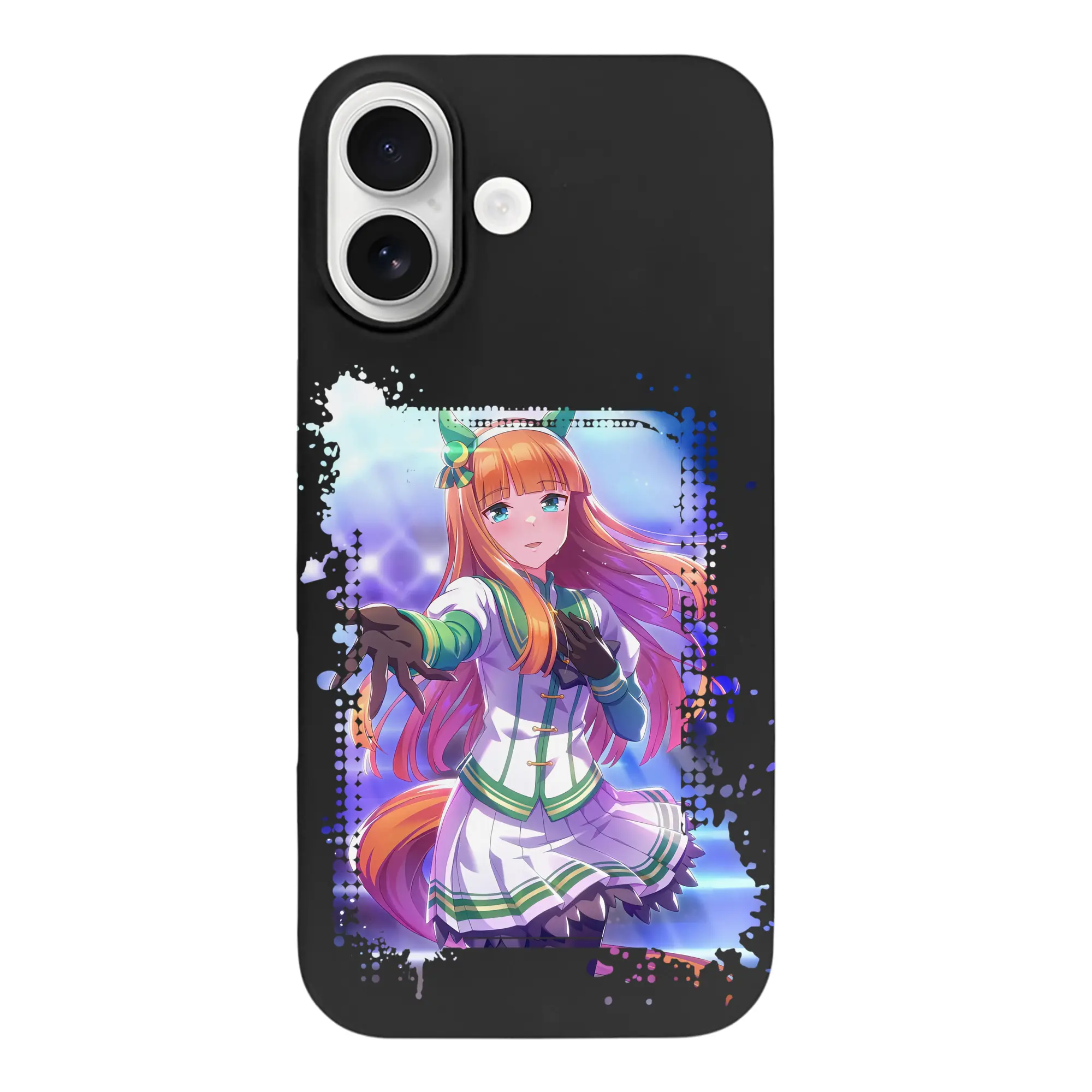 ウマ娘 プリティーダービー グッズ サイレンススズカ - iPhone 17 シリーズ シリコンケース 薄型 耐衝撃 指紋防止 ソフトタッチカバー 精密フィット 傷防止 保護ケース iPhone 17/17 Air/17 Pro/17 Pro Max 対応